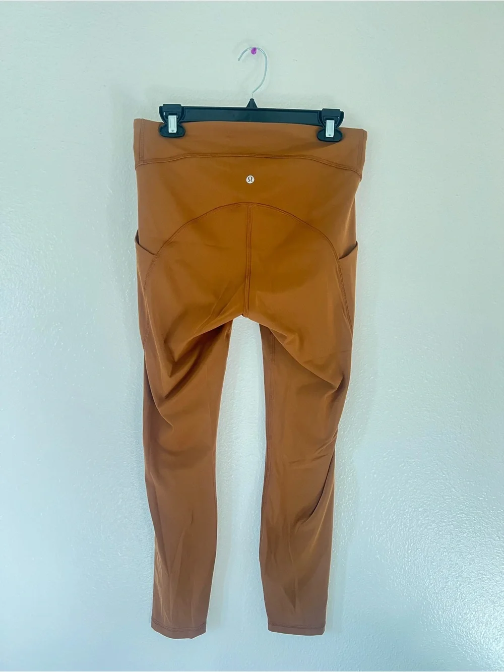 Lululemon athletica Power Through 25” goldspice color High-Rise Leggings